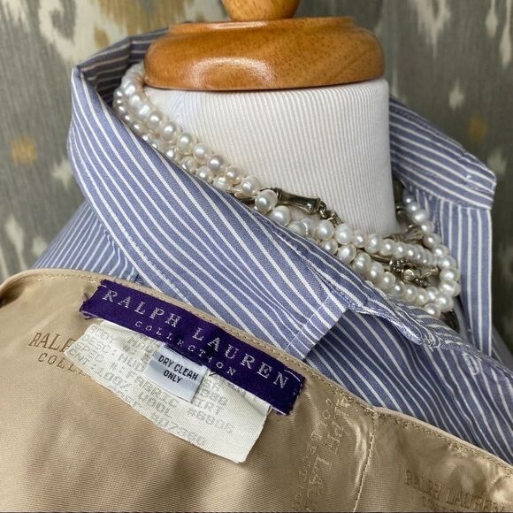 Ralph Lauren Collection Hudson Wool Pencil Skirt - Picture 9 of 16